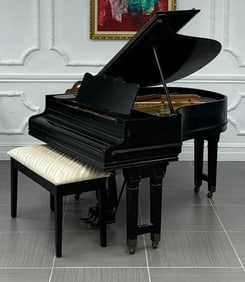 Chickering Quarter Grand Piano & Bench
