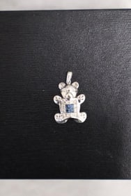 Gold, Dimond, and Sapphire Teddy Bear