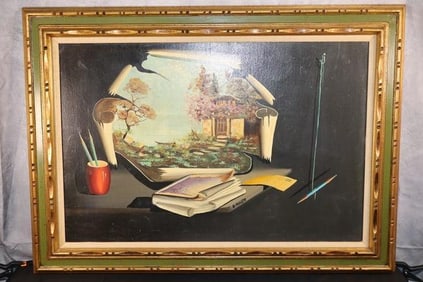 Oil on Canvas painting by W.Muller
