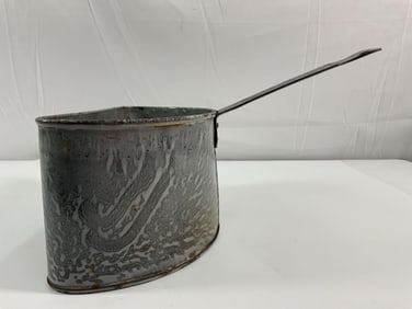 Antique Tin Granary or Feed Scoop