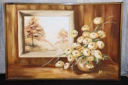 Elizabeth Gulland (English, B.1887-1934) Oil on Canvas