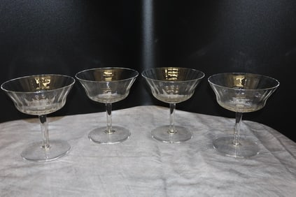 Glass Cocktail Coupe Glasses