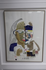 Picasso Style Mixed Media artwork
