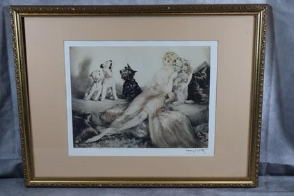 Louis Icart(French, b.1888-1950) "Perfect Harmony" Lithograph