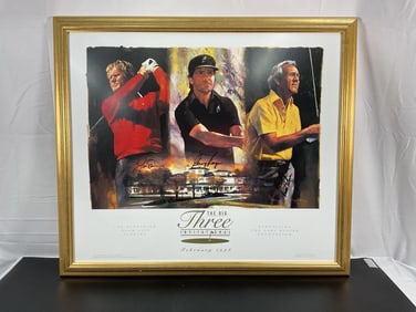 The Big Three – Limited Edition Signed Golf Print