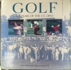 Book titled "GOLF: 100 Years of the U.S. Open"