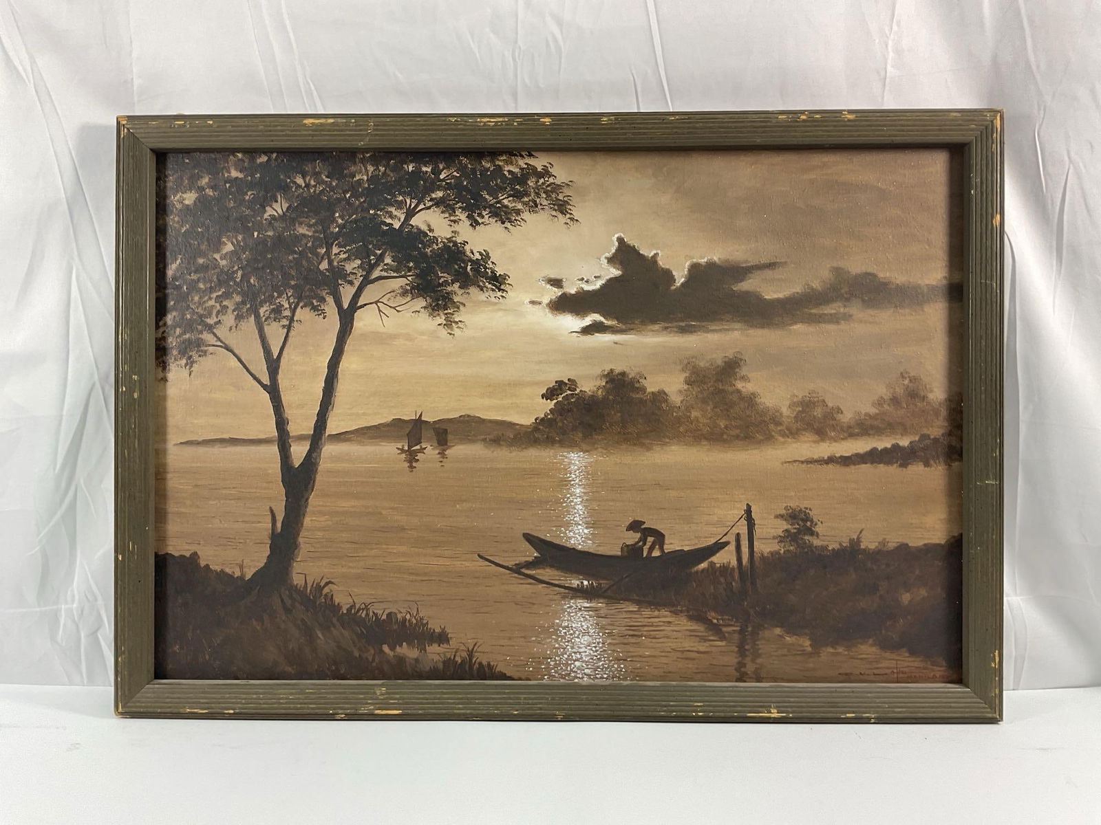 Filipino Oil on Canvas Painting (1 of 4)