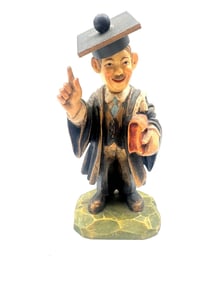 Graduation Professor Anri Figurine - Val Gardena, Italy