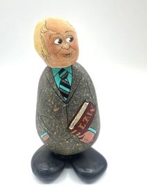 Lawyer Rock Figurine by Suri