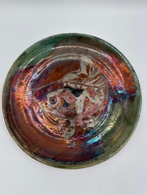 Iridescent Fish Plate by Michael Cordray