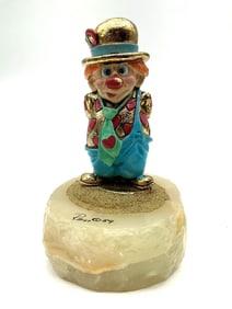 Clown with Hearts Jacket by Ron Lee Red,