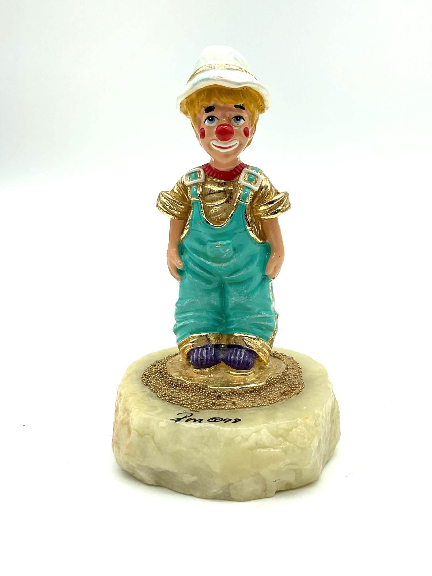 Clown in Blue Overalls by Ron Lee (1 of 3)