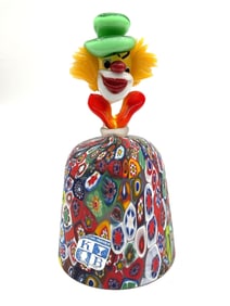 Murano Millefiori Clown Figurine by K.Y.B.