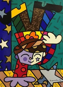Upside Down Too by Romero Britto