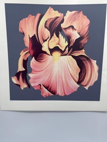 Lowell Nesbitt Iris (Floral) H/S Numbered Screenprint ART