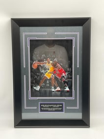 Kobe Bryant and Michael Jordan Framed Photo