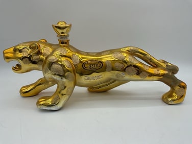 Casino Azul Anejo Leopard Decanter