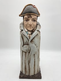 Folk Art Carved Napoleon Sarcophagus