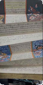 Illustrated Burmese Parabaik Manuscript