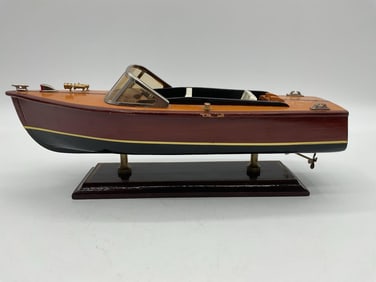 Chris-Craft Triple Speedboat Model