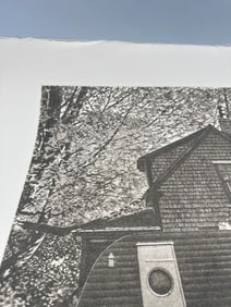 John Baeder House W/ Trailer H/S Numbered Photo Realist ART