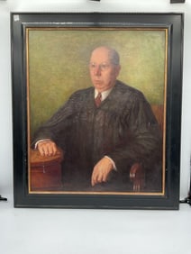 Portrait of a Judge by Walter D. Condit (American, 1918 - 1991) Oil on Canvas