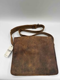 Scaramanga Vintage Leather Messenger Bag never used