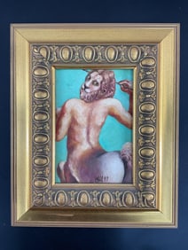 "Centaur" by Marina Hyvari Lubow (Russian) Oil on Canvas