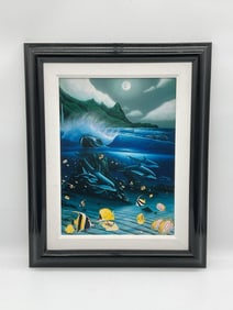 Hanalei Bay by Robert Wyland (American, b.1956) Giclee