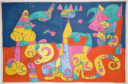 Joan Miro 'Ubu Roi IV (La Revue)'