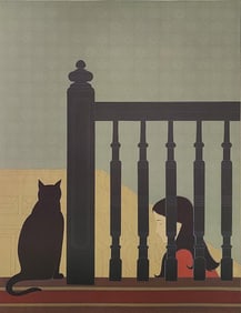 Will Barnet 'The Bannister' Lithograph