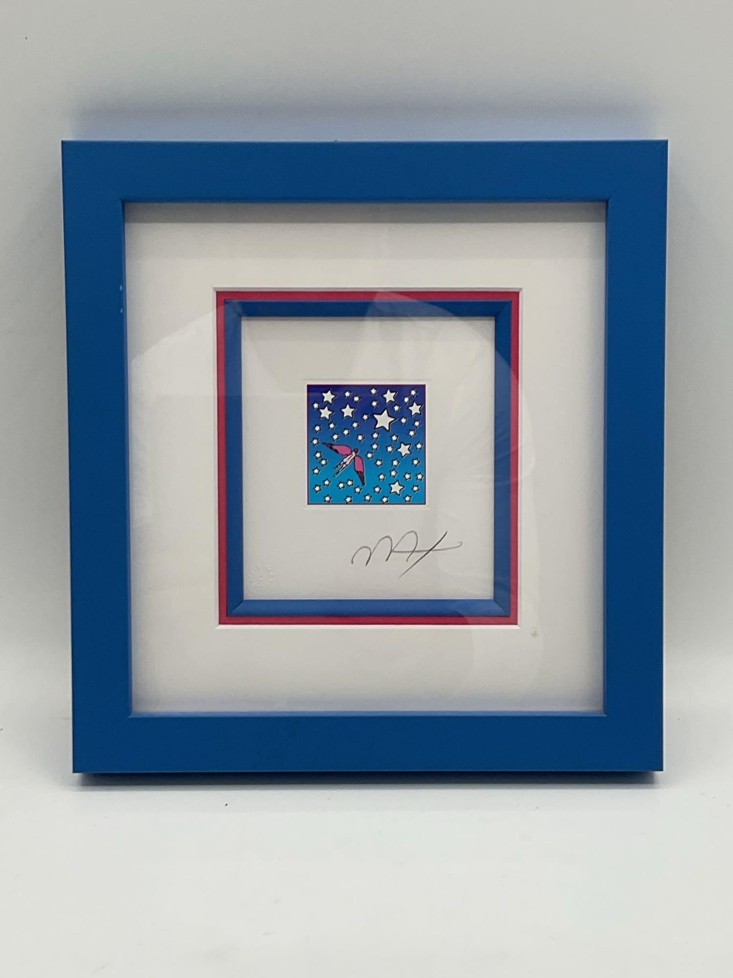 "Winged Flyer In Space" by Peter Max (German/American, b.1937) Lithograph (1 of 3)