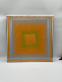 Spectral Cadmium by Richard Anuszkiewicz(American, 1930-2020) Silkscreen
