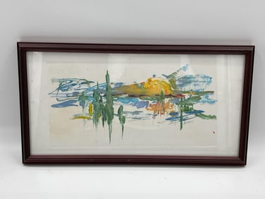 "California Sun, Monotype" by Heidi Ludwig Watercolor