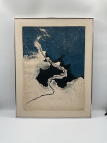 Abstract Composition by Yannick Balif (French, 1927-2009) Lithograph