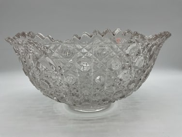 American Brilliant Cut Glass Bowl