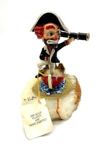 Captain with Spyglass Sculpture by Ronald A. Lee, 1984