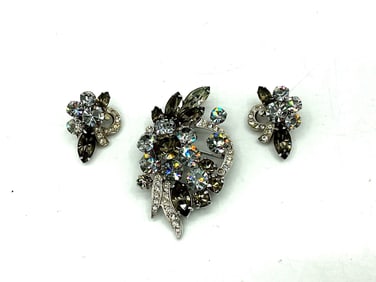 Weiss 3-Piece Rhinestone Jewelry Set