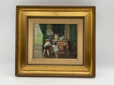 Jules R. Herve (France, 1887-1981) Oil on Canvas