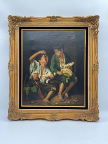 "Children Eating Grapes and a Melon" by Bartolome Esteban Murillo(Spanish, 1617-1682)