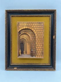 Archway Passage of Jerusalem Wooden Relief