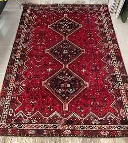 Tribal Geometric Flatweave Rug