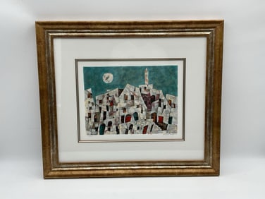"City Series" by Harry Guttman(Romania,1933-2015) Serigraph