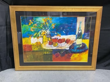 "Diez Coranzones A La Mesas" by Cecilia Garcia Amaro (Mexico, b. 1953) serigraph