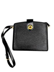 Louis Vuitton Saint Jacques Shoulder Bag in Black Epi Leather