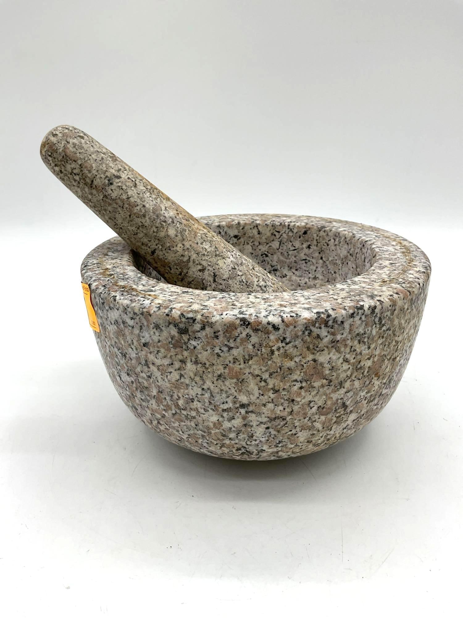 Granite Mortar and Pestle  Carved granite stone (1 of 3)