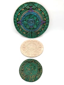 Aztec Calendar Plaques