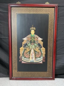 Cloisonne Portrait of a Chinese Empress