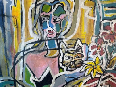 In the manner of Patrick Heron (British, 1920-1999)