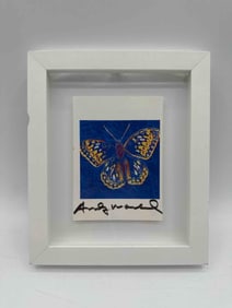 Andy Warhol Endanger Speices Announcemnet Card Signed